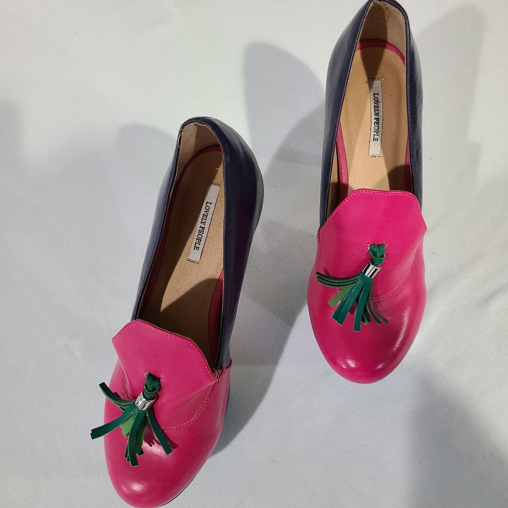 Multicolored heels